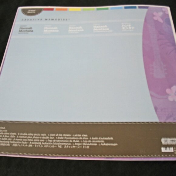 Creative Memories Hannah Montana Additions Paper Mats Stickers 4 sheets of doub - Picture 2 of 3